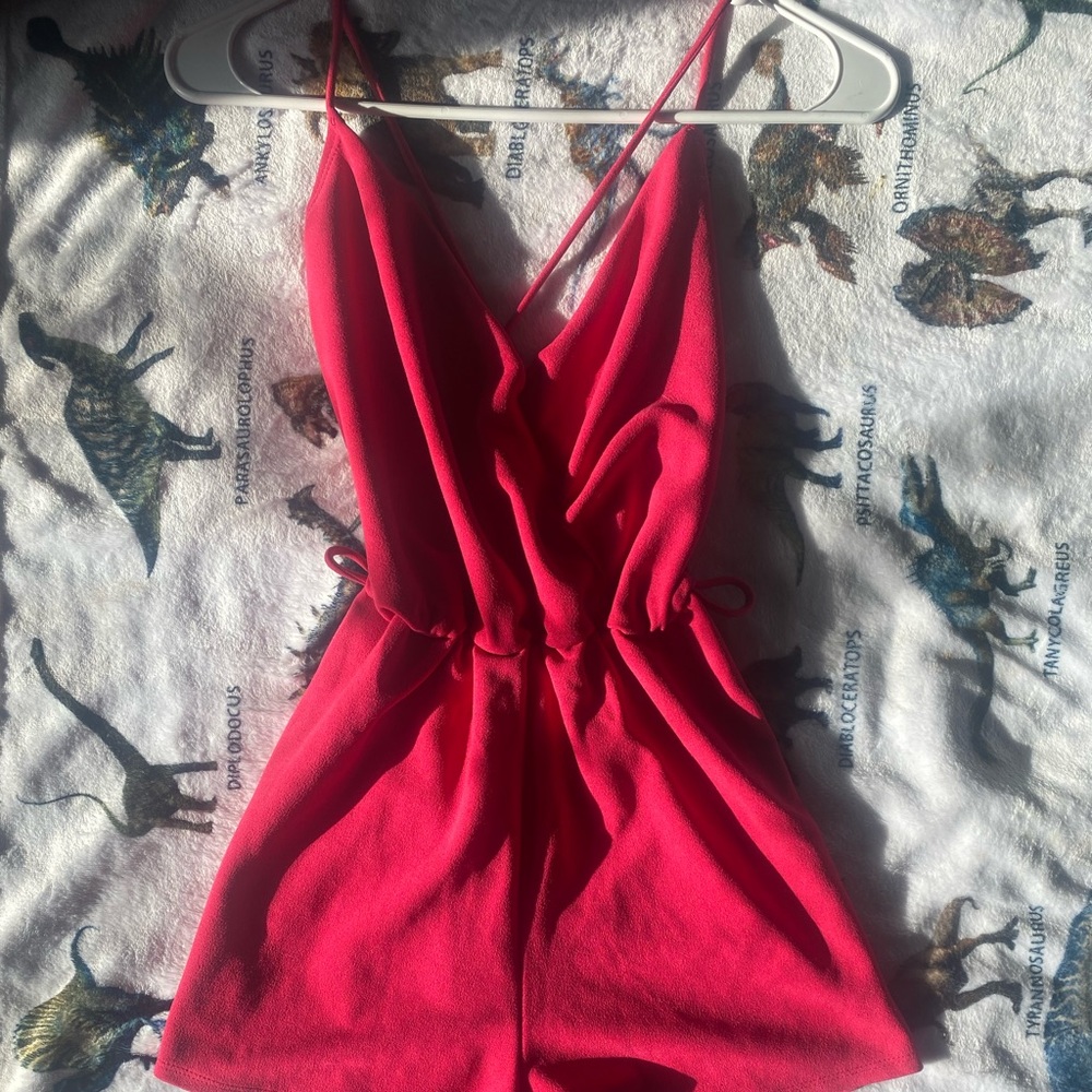 Beautiful pink FASHIONNOVA romper